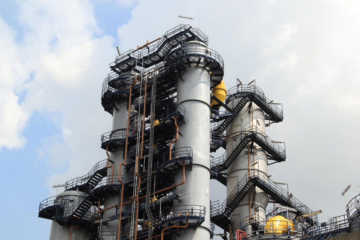industrial piping steel structure